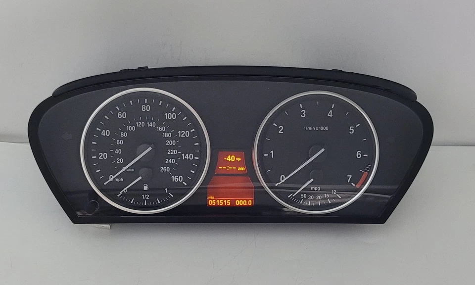 BMW 550i 2008 cuadro de instrumentos usado P#62.11-9 153749 Foto 1 de 4
