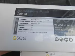 Q-See HD Camera Accessory Pack 4 x 60' Cable Rolls, Power Supply, 4-way Splitter - Picture 1 of 2
