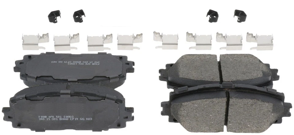 Juego de pastillas de freno de disco delanteras para Toyota Prius C, Yaris, Scion Foto 1 de 1