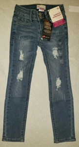 Girl's So Superstar Super Skinny Medium Wash Denim Jeans Size 5 - Picture 1 of 3