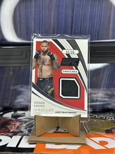2021 Panini Immaculate UFC Swatches /99 Thiago Santos #S-TST - Picture 1 of 3