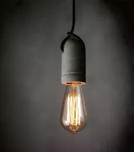 Modern Urban industrial Molded lighting Concrete hanging bar cafe pendant light - Foto 1 di 3