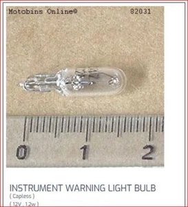 12V 1.2W CAPLESS BULB X 2 (INSTRUMENT WARNING) BMW TWINS - Picture 1 of 1