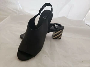 Eileen Fisher, black leather designer shoes, Size 9.5 - Imagen 1 de 5