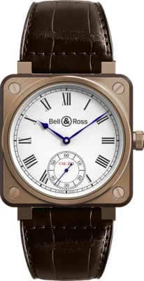 Reloj Bell & Ross Bronce - Hombre Aviación 46mm Blanco Número Romano Esfera Foto 1 de 4