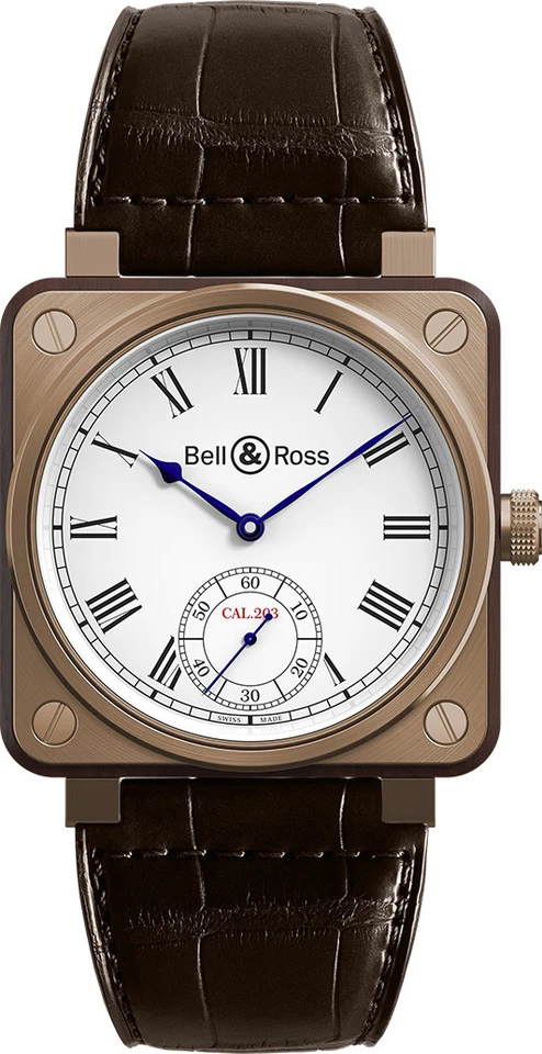 Bell & Ross Instruments Limited Edition Men's Bronze 46mm Watch Br01-cm-203
