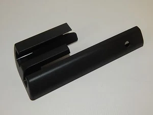 New OEM 2004-2010 Audi A8 Front Seat Track End Cover Right Black Trim - Foto 1 di 4