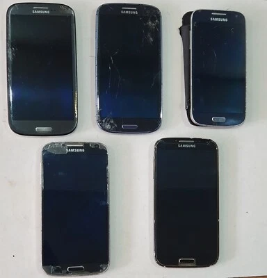 Joblot Samsung Galaxy S4, S4mini, S3 faulty android Smartphones  - Image 1 of 4
