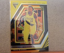 Jabari Walker 2022-23 Panini Flux Solar Eclipse Rookie #'d /49 #208 Blazers