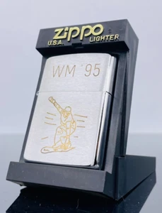 Zippo Feuerzeug WM 95 Snowboard Wintersport Zippo von XI 1995 - Bild 1 von 5