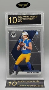 2020 Panini Moasic Los Angeles Chargers JUSTIN HERBERT #204 rookie RC LRG 10 - Picture 1 of 2