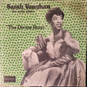 Sarah Vaughan The Divine Sarah Early Years LP 1980 EX Musicraft Records - Picture 1 of 2