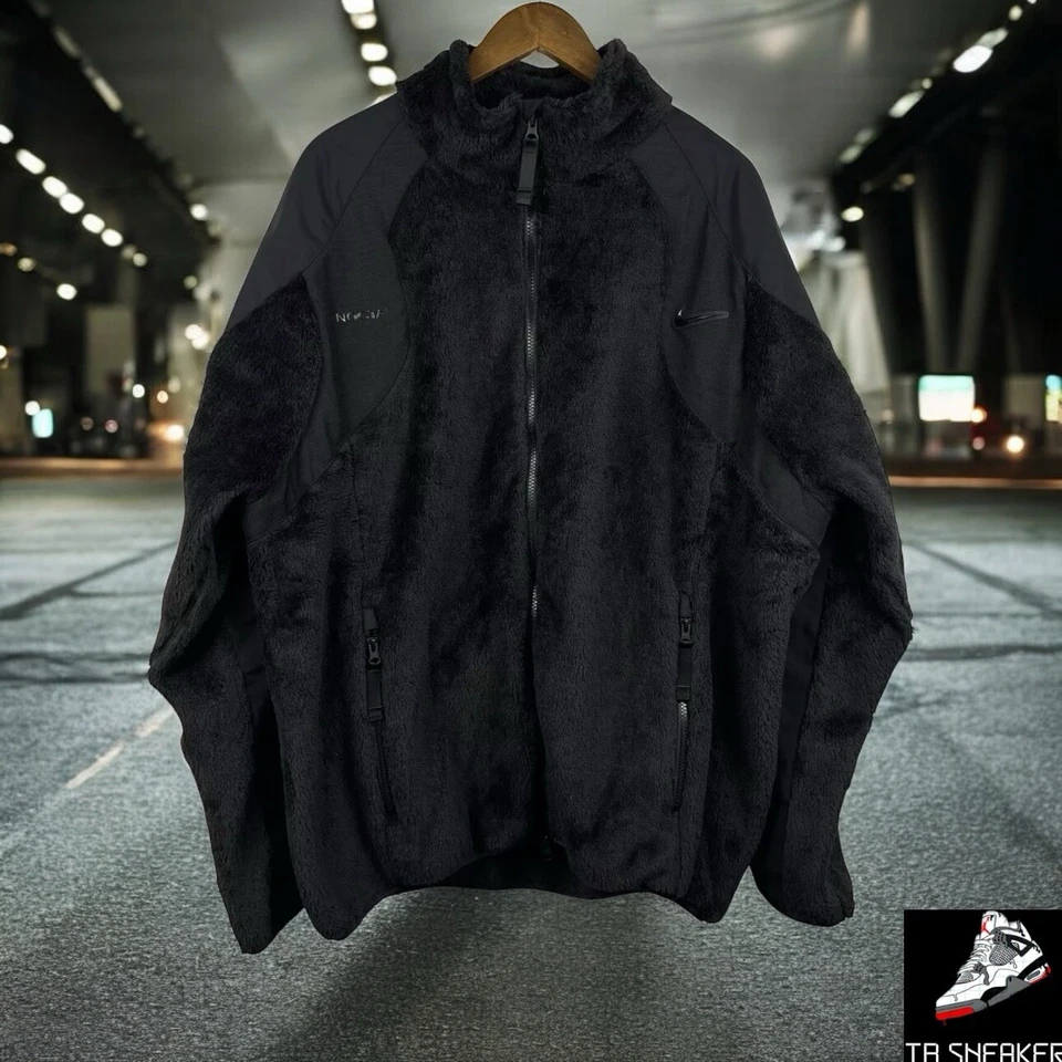 Nike x NOCTA Drake Polar Fleece Jacket Black DA3995-010 Men’s Size XXL