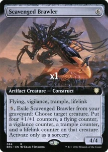 MTG Borderless Commander: The Brothers' War BRC Scavenged Brawler MINT - Picture 1 of 1
