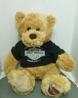 Oso de peluche Harley Davidson 2008 Eugene Oregon Foto 1 de 4
