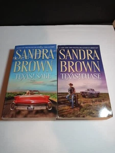 Sandra Brown Lot of 2 Texas Sage, Texas Chase- Paperback - Picture 1 of 13