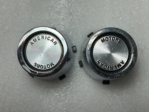 OEM American Motors chrome center caps part # 3056770 - Picture 1 of 6