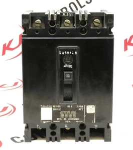Disyuntor Eaton Westinghouse FB3100L 100A 3 polos 600V CA 14kA tipo FB - Imagen 1 de 4