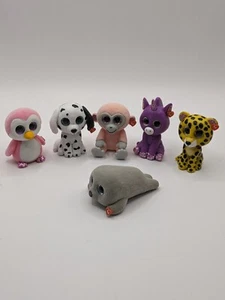 TY BEANIE MINI BOOS FIGURES Lot - Speckles Amethyst Neal Fetch Cherry Glider - Picture 1 of 8