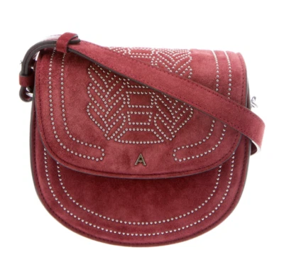 Bolso de silla de montar Altuzarra Ghianda mini becerro $1495. Rojo / Burdeos Foto 1 de 4