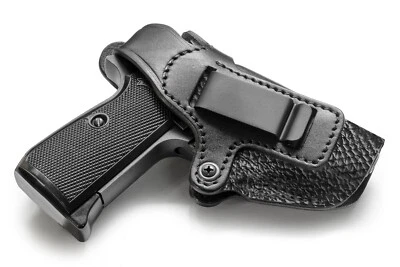 Belt (OWB) and concealed (IWB) leather holster for Walther, Schmeisser, SIG - Image 1 of 4