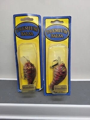 Señuelos de pesca Lee Sisson Wordens señuelos premium balsa sin malezas lubina trucha TM Foto 1 de 4