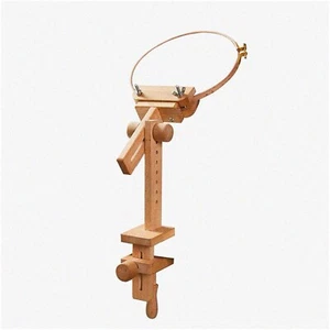 360° StitchCraft Table Clamp: Innovative Wood Hoop Holder for Embroidery, Cross - Picture 1 of 7