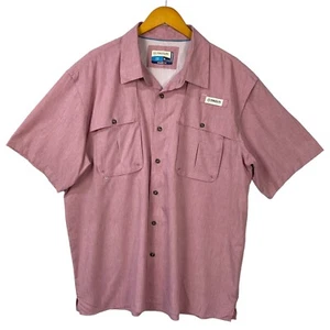 Magellan Outdoors Herren Hemd XL Relaxed Fit Pink Feuchtigkeitsableitend Fischausrüstung - Bild 1 von 10