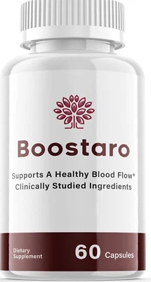 Official Boostaro Advanced Supplement Healthy Blood Flow 60 Capsules USA Made - image 1 of 3