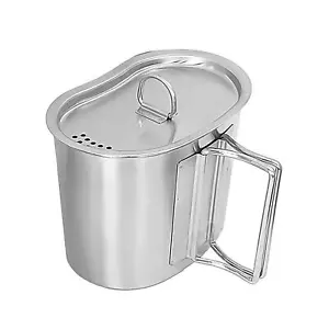 Camping Pot Camping Cookware Lightweight Utensils Open Fire Cookware Boiling Pot - Picture 1 of 7