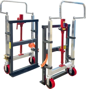 Hydraulic Furniture & Crate Mover  (Set of 2) - 3960 lb Cap. Poly-On-Aluminum - Picture 1 of 7