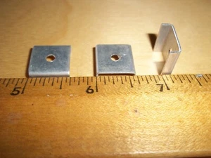 50 pieces TO-220 SILVER ALUMINUM HEAT SINK 5/8 x 9/16 x 1/8 - Picture 1 of 2