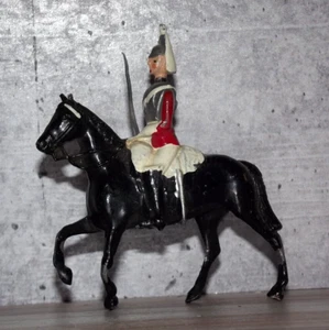 Vintage Britains Proprietor Blech Blei beritten Queen's Guard Soldat auf Pferd B47 - Bild 1 von 2