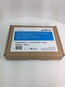 Gofanco New 4 Port Display, Port1.2 to Multi Stream Transport MST Hub 1x4 - Picture 1 of 7