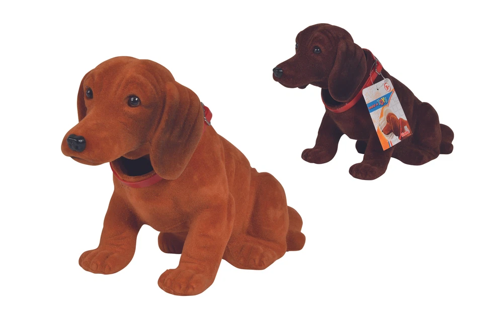 SIMBA DICKIE VERTRIEBS-GMBH & CO. KG Bassotto Simba traballante testa traballante Waldi - cane decorazione culto - cappelliera retrò colore a scelta