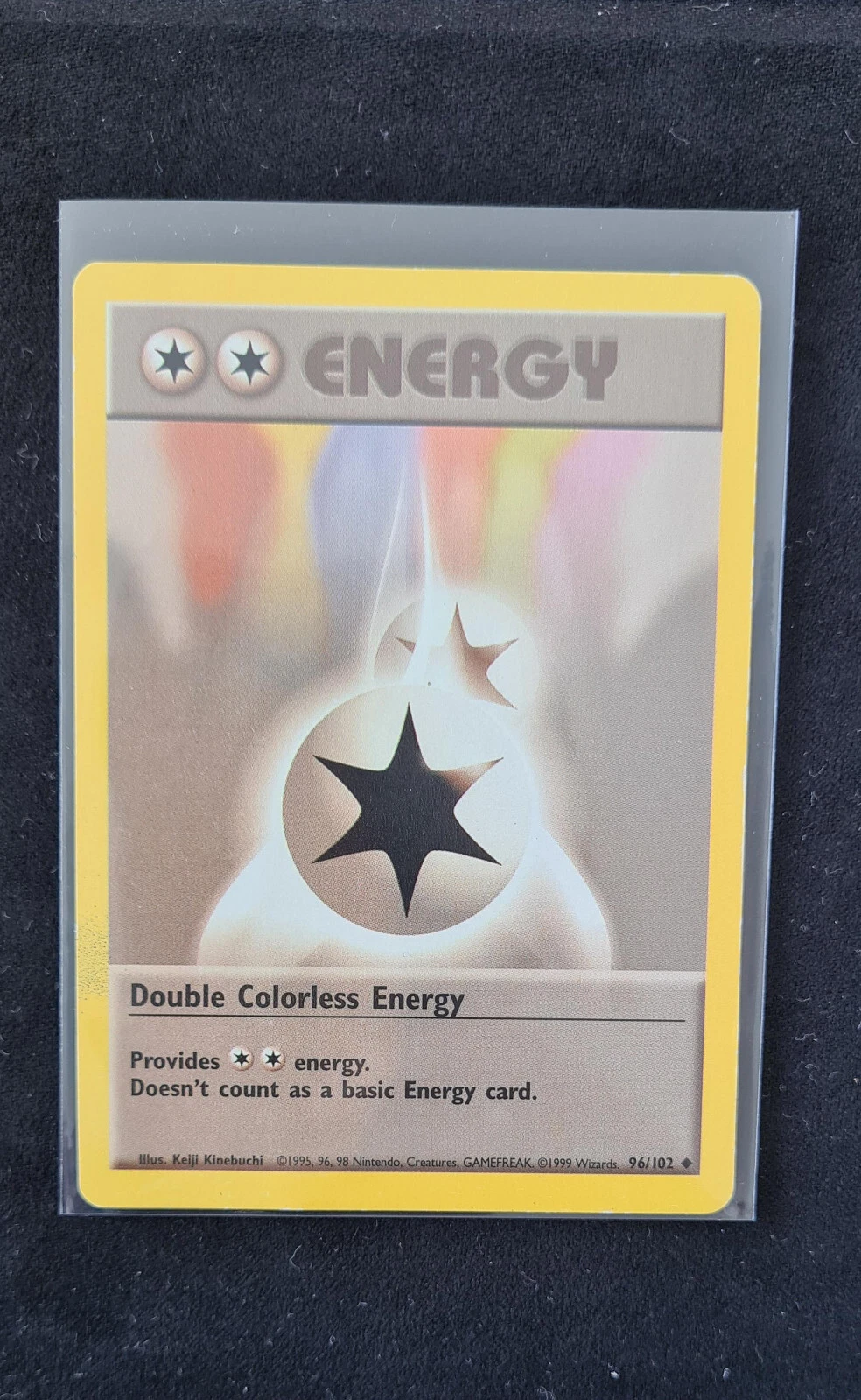 POKEMON CARD 1999 1ST EDITION DOUBLE COLORLESS ENERGY BASE SET 96/102 WOTC NM