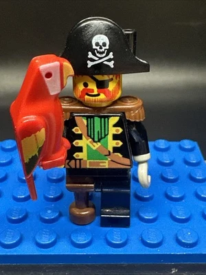 Lego Capitán Barba Roja Minifigura Piratas 6285 6276 6289 pi055 Loro De Colección Foto 1 de 4