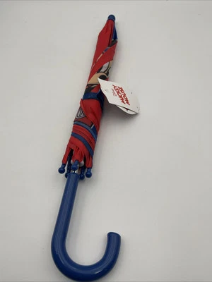 Disney Mickey Mouse Paraguas Niños Pequeños Edades 3-6 Rojo 27" Punto a Punto 20" Nuevo Foto 1 de 4