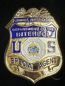 Opulent Shield Cosplay Badge | Enamel-Plated Nickel-Brass Ornament - Picture 1 of 2