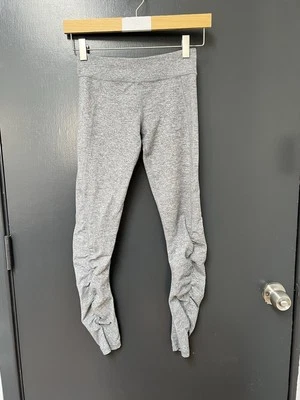 Ivivva By Lululemon Girls Sz 10 Pant Gray Ruche High Rise Play Condition - Image 1 of 4