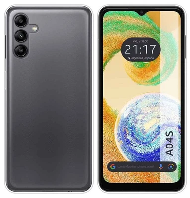 TUMUNDOSMARTPHONE Funda Silicona Gel TPU Transparente para Samsung Galaxy A04s