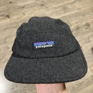 Patagonia 5 Panel Wool Hat Netplus Recycled strapback vtg Outdoors Hiking Camp - Picture 1 of 5