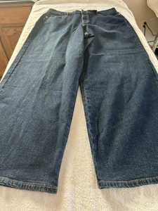 Jeans Wide Leg ELOQUII Elements Women's Plus Size Wide - Size 14 Classic Wash - Picture 1 of 16