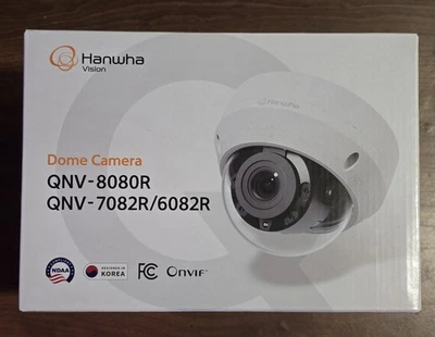Wisenet Hanwha QNV-6082R1 Network IP Security Dome Camera Samsung Brand New  - Image 1 of 4