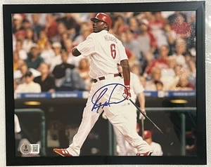 Ryan Howard signed Autogramm Philadelphia Phillies gerahmt 8x10 Foto Beckett - Bild 1 von 3