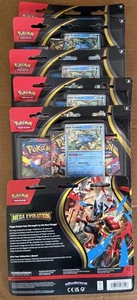 6 x Mega Evolution Booster 3 Pack mit PSYDUCK Pokemon Factory Sealed 24 Total Pk - Bild 1 von 1