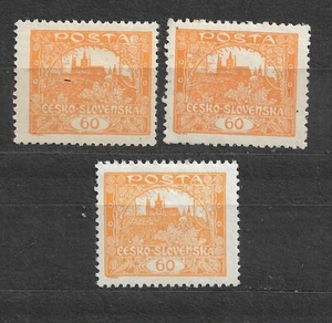 Czechoslovakia, Hradcany Mi. 20 B perforation 11 3/4 - Picture 1 of 1