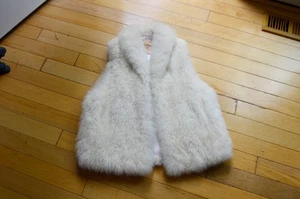 PLUSH Ueilam Vintage Alpaca Fur Vest Size L - Picture 1 of 17