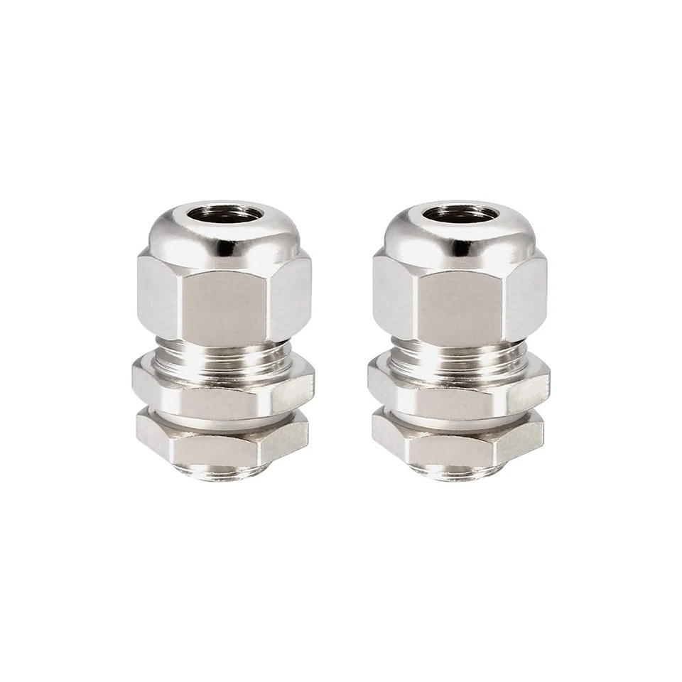 2pz. M8 pressa cavo metallico filo impermeabile giunti per 2mm - 5mm diam. gamma - Imagen 1 de 4