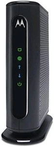 Motorola MB7420 16x4 High Speed Cable Modem Black Refurbished Power Cable - Picture 1 of 4